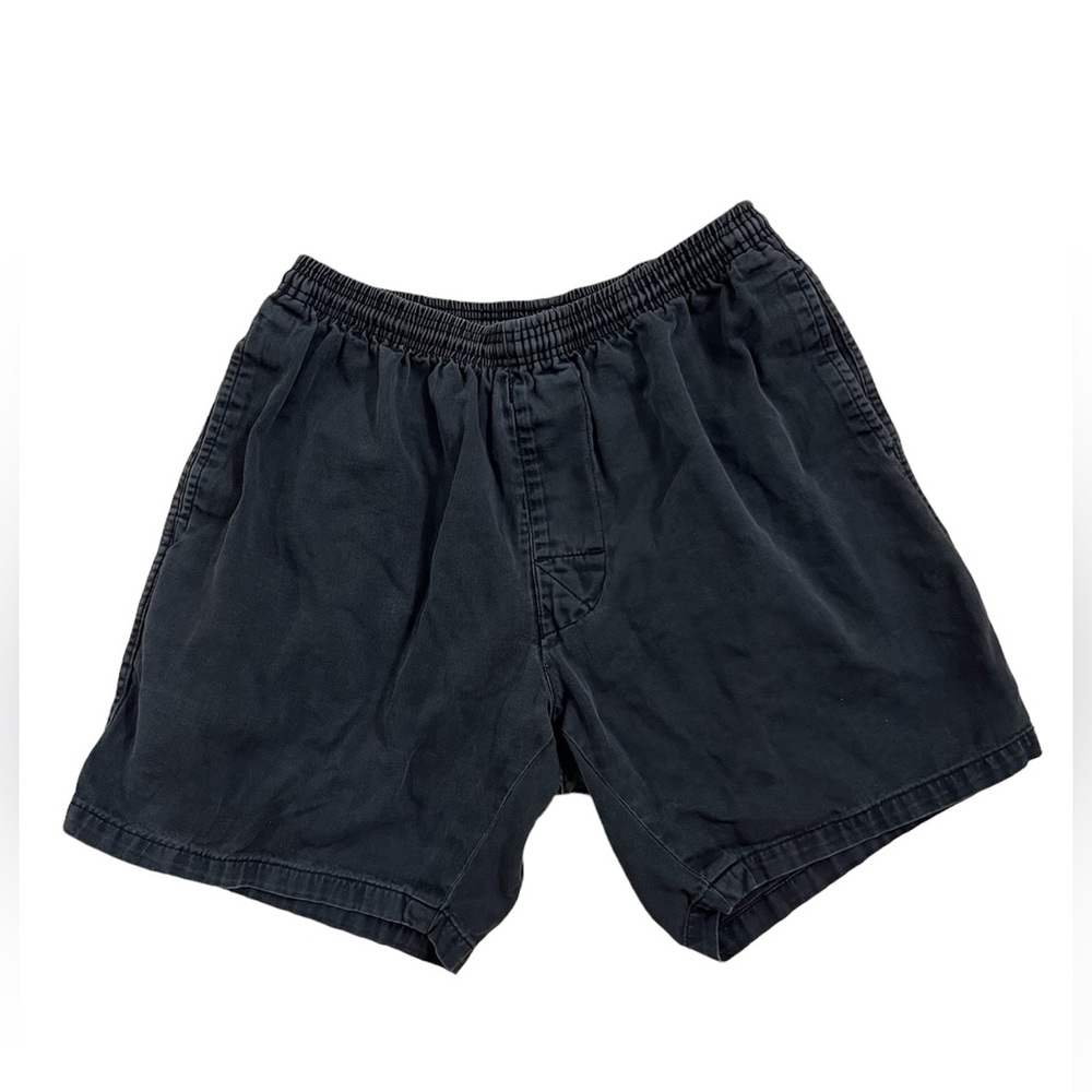Vintage Stussy Shorts Made in USA 100% Cotton Black Size L